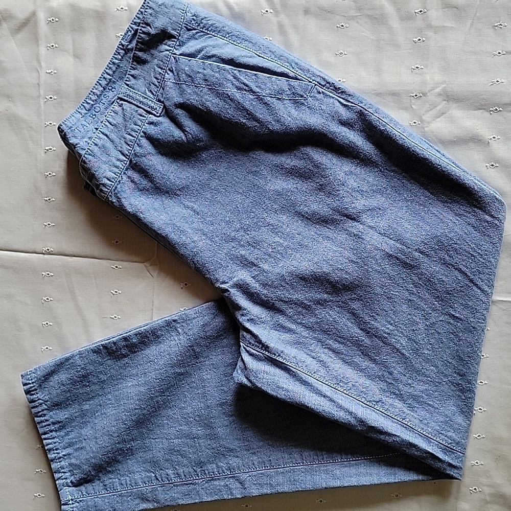 Women's‎ Talbots The Weekend Chino, Light Blue, Size 8, Pre-Owned